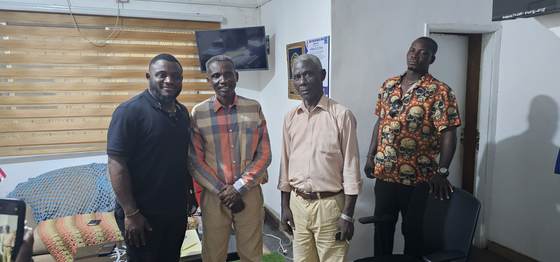 Meeting with community leaders
