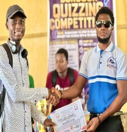 Contestants take part in the quiz competition